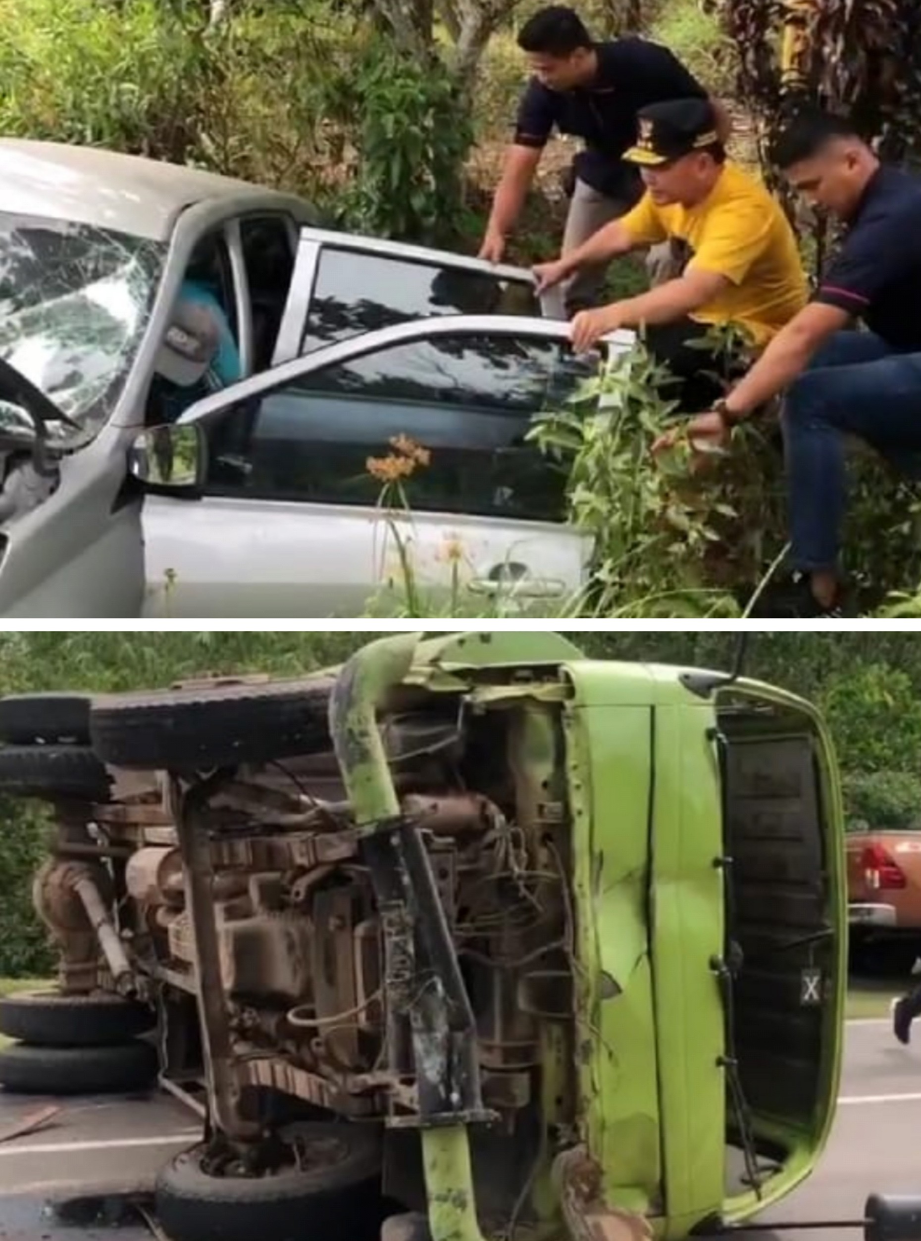  Gubernur Terjun Evakuasi Korban Laka