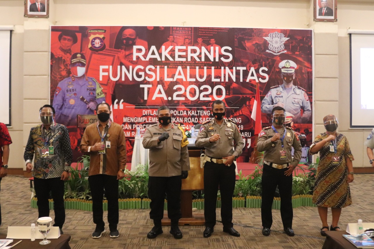 Polda Kalteng Gelar Rakernis Fungsi Lalu Lintas Tahun 2020