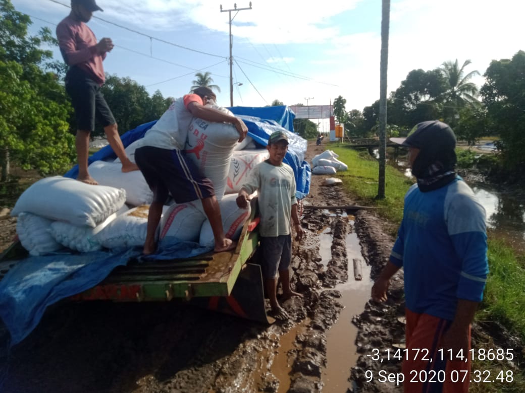  Jalan Menuju Kawasan Food Estate Rusak, DPUPR Pulpis Akan Segera Perbaiki