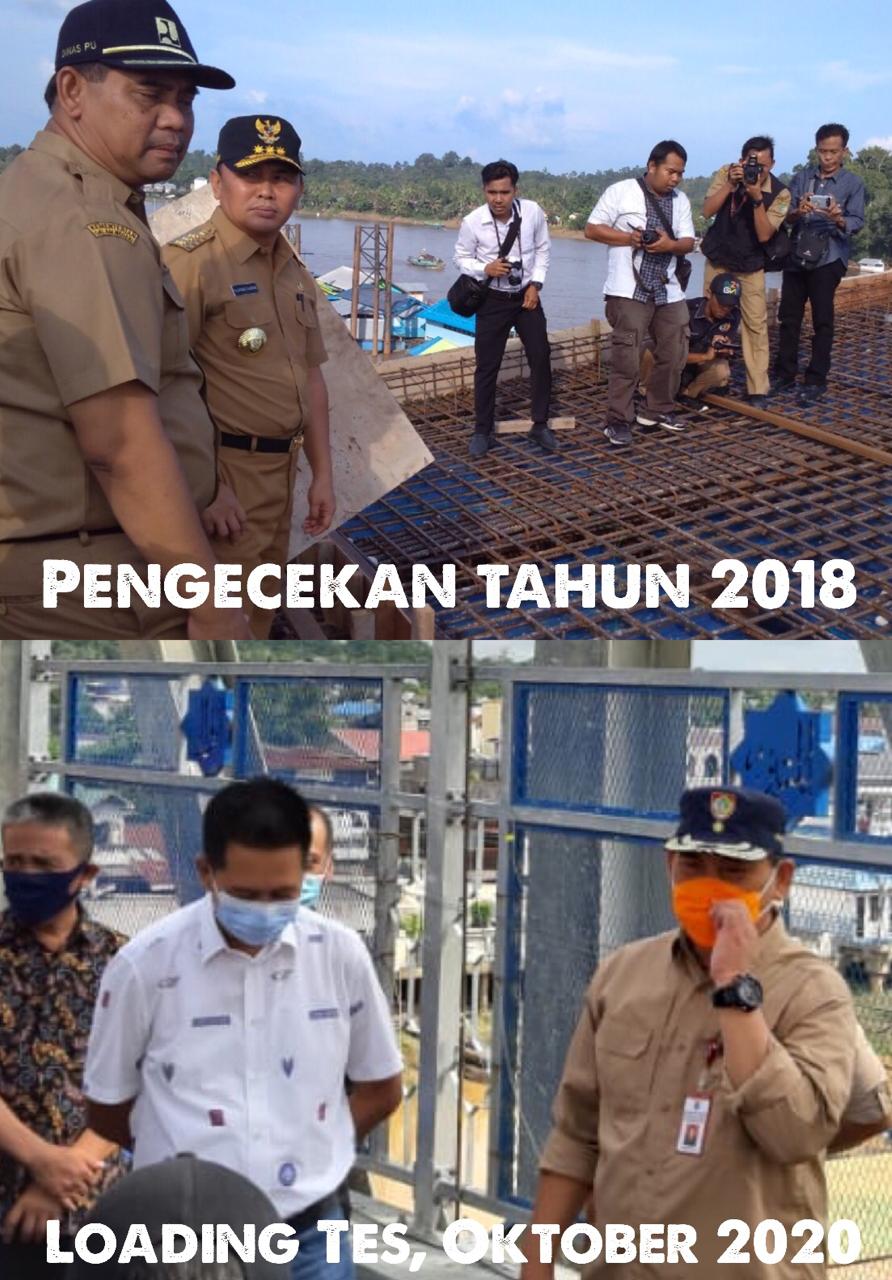  Jembatan Muara Teweh – Jingah Diuji Tes