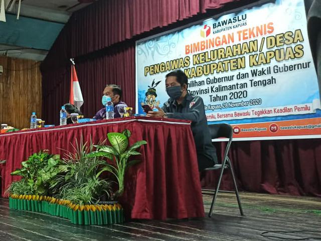  Gelar Bimtek PKD, Bawaslu Kapuas Tegaskan Siap Awasi Pilkada Kalteng 2020