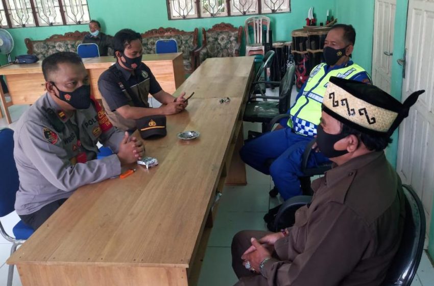  Antisipasi Isu Sara, Kapolsek Kahayan Hilir Kunjungi Kedemangan