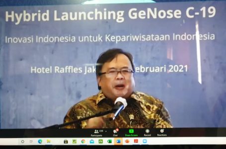 Menristek : GeNose C-19, Inovasi Anak Bangsa Untuk Pulihkan Ekonomi Nasional