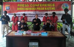 Press Conference Polda Kalteng