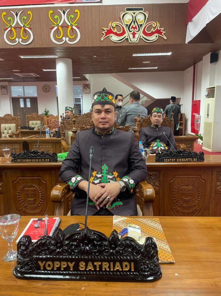 Ketua Komisi II DPRD Pulpis Yoppy Satriadi