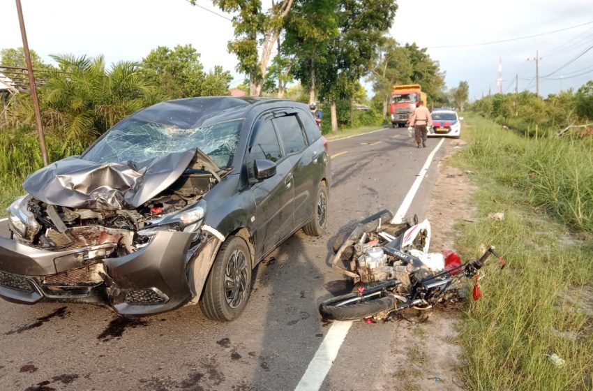  Tabrakan Maut di Kelampangan, Dua Pengendara Sepeda Motor Meninggal Dunia