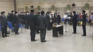 Pengambilan sumpah janji Pejabat Pemkab Pulpis