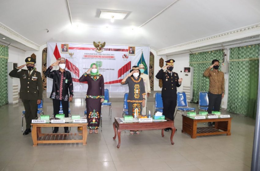  Plt Bupati Pulpis Ikuti Upacara Hari Lahir Pancasila