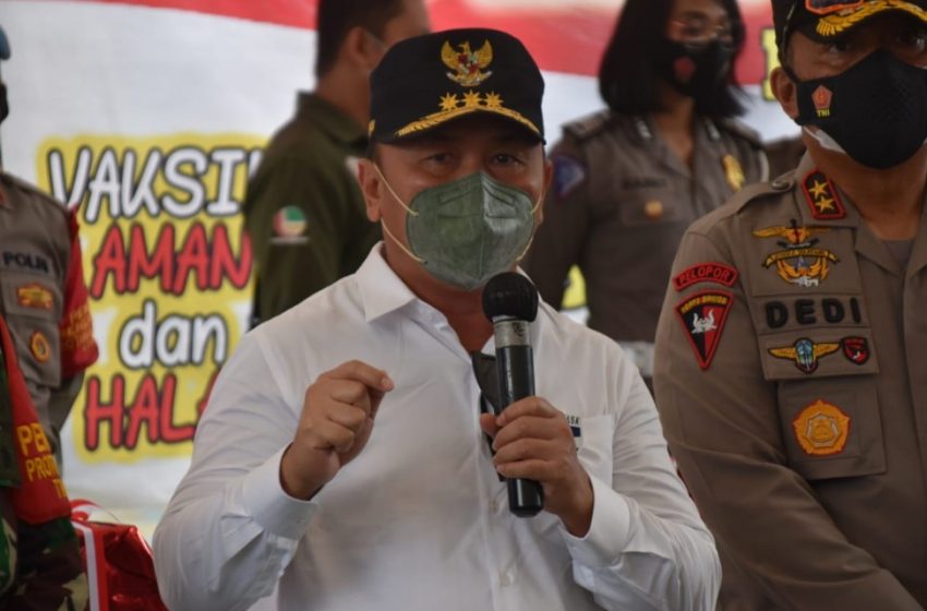  Gubernur Minta Target Vaksinasi di Barsel Pada Desember 2021, Capai 70 Persen