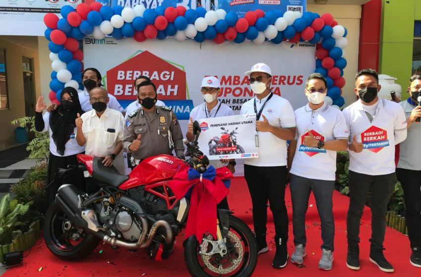  Petugas Satlantas Kotim, Kaget Menangkan Moge 1,2 M