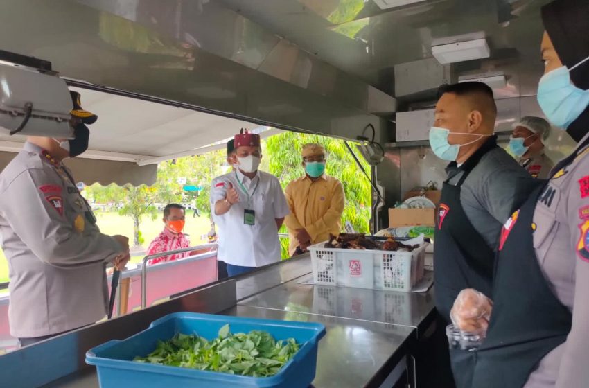  Polda Kalteng Siapkan Makanan Gratis Untuk Masyarakat