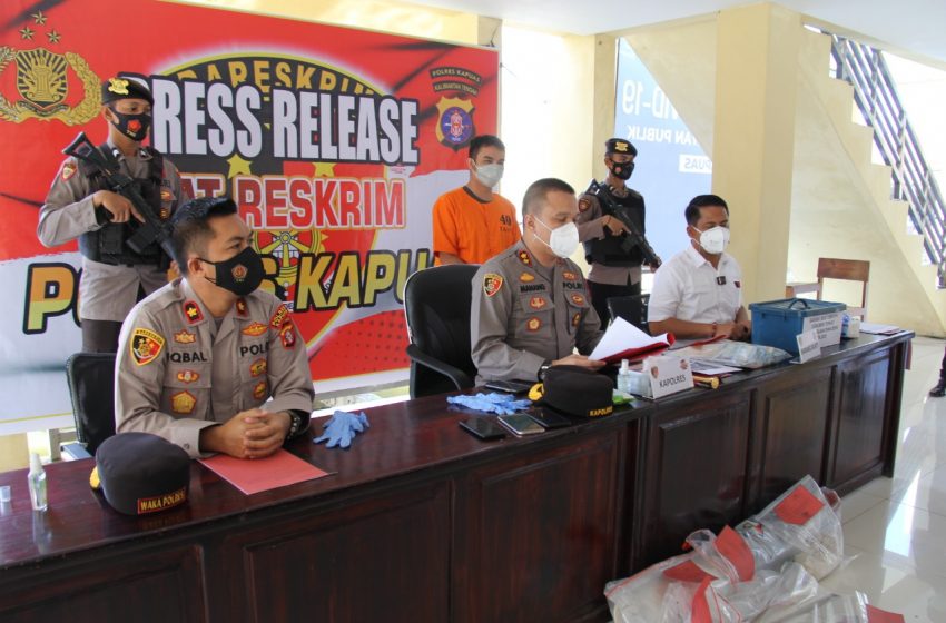  Polres Kapuas Rilis Kasus Korupsi Dana Desa