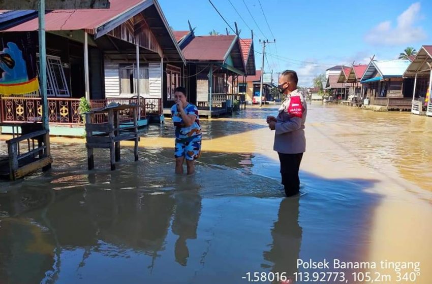  Sungai Kahayan Meluap, Beberapa Desa di Banama Tingang Pulpis Terendam Air