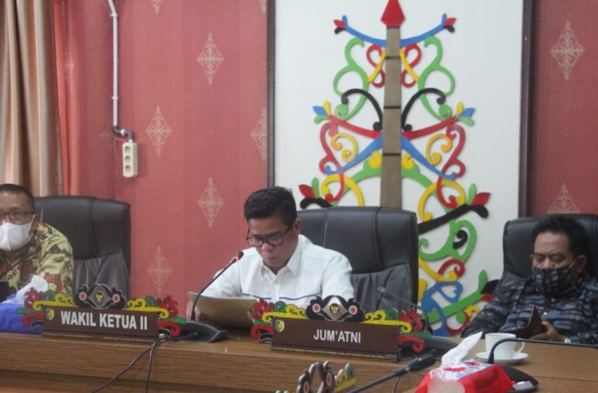  Raperda APBD 2020 Hasil Evaluasi Gubernur Sudah Ditetapkan