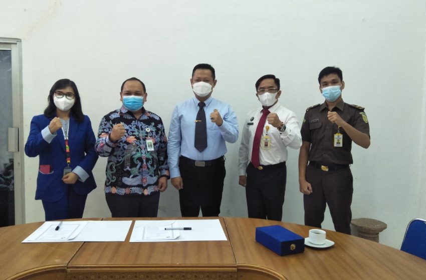  Bank Kalteng dan Kejari Pulpis Tandatangani MoU