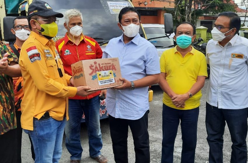  DPD Golkar Kalteng Kirim Bantuan 1.500 Paket Sembako Untuk 3 Kabupaten