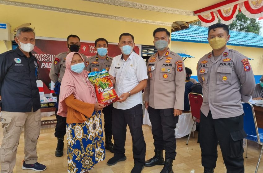 Sukseskan Program Vaksinasi, Polres Pulpis Gelar Vaksinasi Merdeka