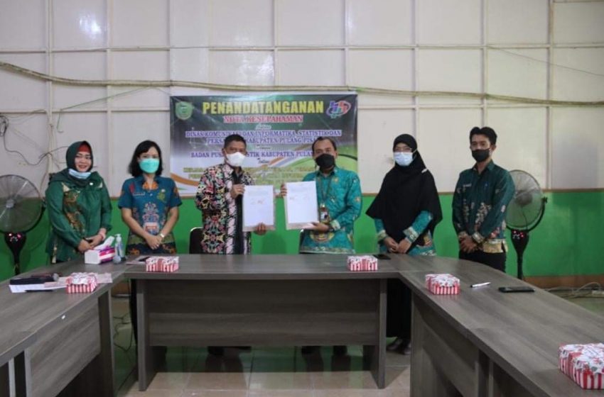  Dinas Kominfostandi Tandatangani MoU Dengan BPS Pulpis