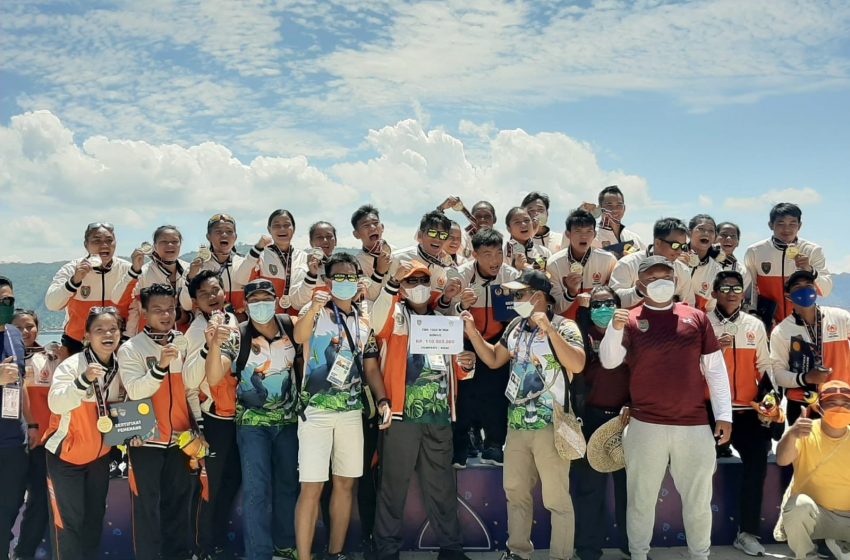  Tim Dayung Kalteng Raih Medali Emas Pertama PON XX Papua