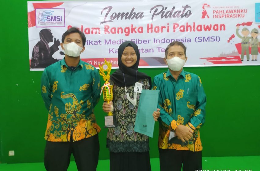  Lomba Pidato SMSI, Annisa Umami Siswa MAN Model Raih Juara I, Disusul I Dewa Ayu dan Kusrini Oktaviani