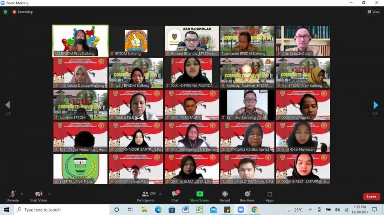 20-12-2021 foto Pelatihan Dasar CPNS