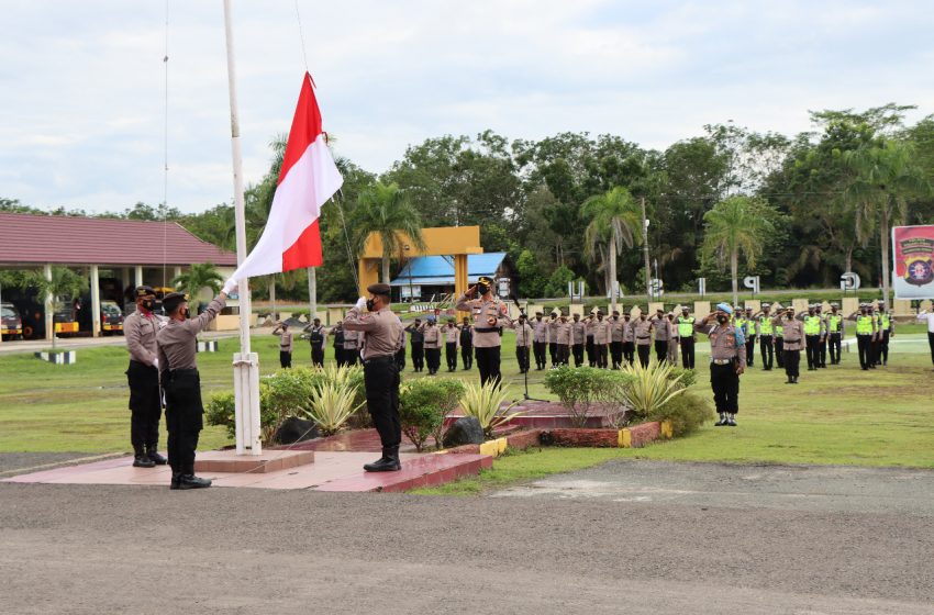  Polres Pulpis Gelar Upacara Kesadaran Nasional