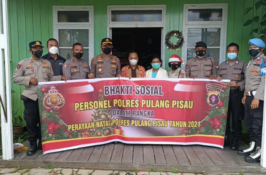  Jelang Nataru, Polres Pulpis Gelar Baksos