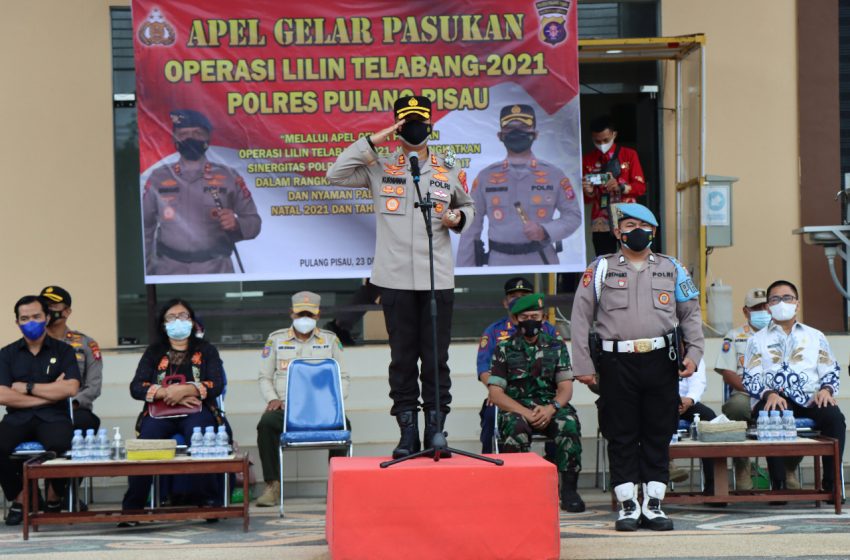  Bersama Forkopimda, Polres Pulpis Gelar Apel Pasukan Operasi Lilin