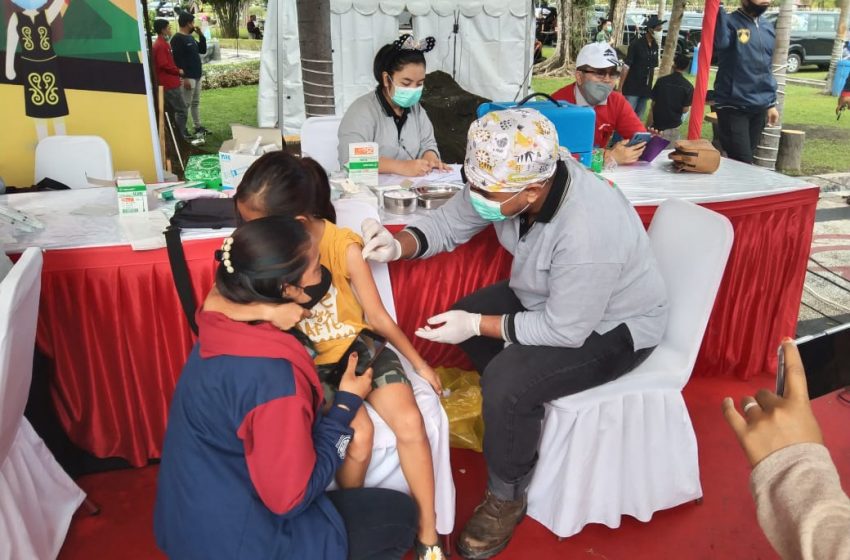  Vaksinasi Anak 6 – 11 Terus Berlanjut di Sekolah-sekolah. Kadiskes Berharap Kalteng Mencapai Target