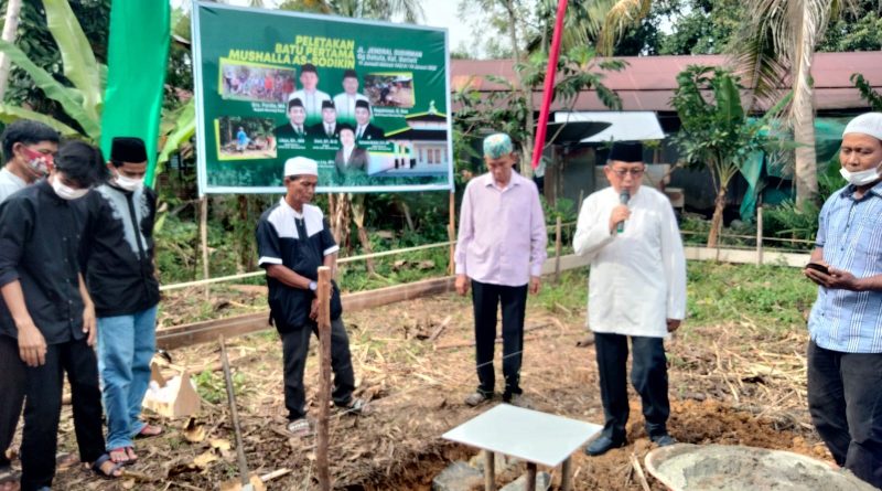  Wabup Mura Menghadiri Peletakan Batu Pertama Pembangunan Mushalla As-Sodikin