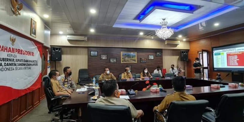  Pemkab Mura Siap Laksanakan Intruksi Presiden Percepatan Penanganan Covid-19