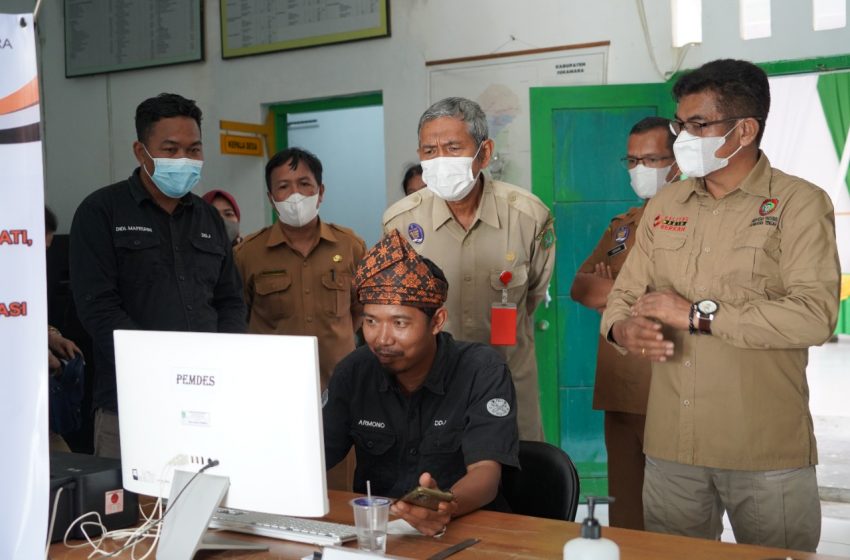  Bangun Desa Digital, Diskominfosantik Kalteng Sambangi KIM Damar Digital Sukamara