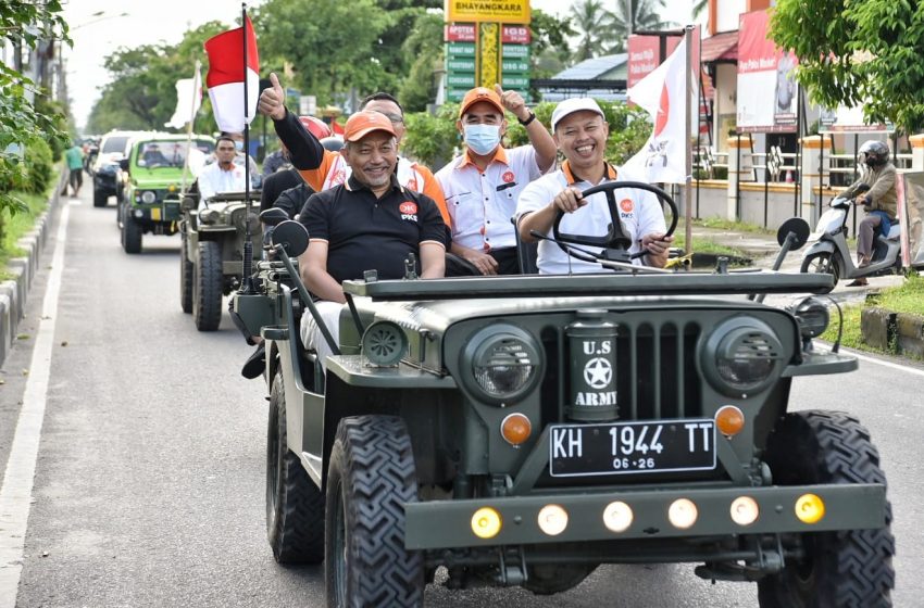  Napak Tilas “Jejak Bung Karno” di Palangka Raya Bersama Presiden PKS