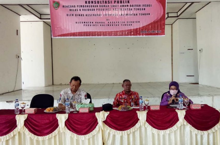  Pemprov Kalteng Bahas Rencana Pembangunan Rumah Sakit Rujukan Wilayah Barat