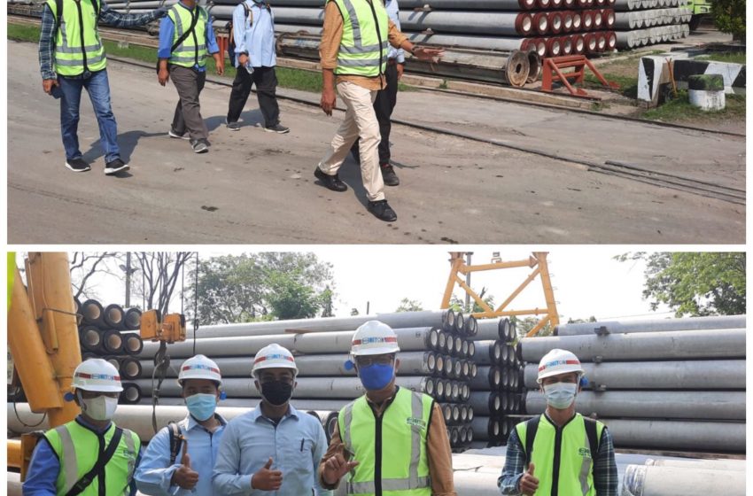  Demi Kualitas Dermaga Pelabuhan Perikanan, Kadislutkan Kalteng Kunjungi PT WIKA