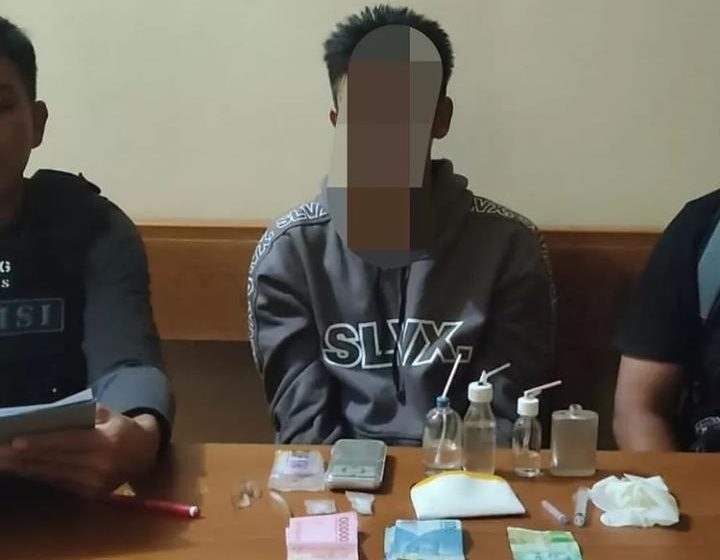  Jajaran Polsek Montallat Bekuk Pengedar Sabu, Ini Barbuknya 