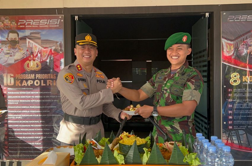  Peringati Hari Bhayangkara, Dandim 1017 – Lmd Berikan Kejutan Kepada Kapolres