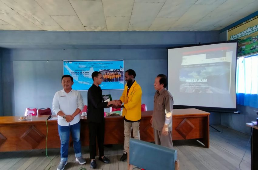  Kembangkan Potensi Desa, Mahasiswa KKN-T UPR Tahun 2022 di Desa Baru Launching Website Desa 