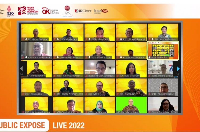  Public Expose LIVE 2022 Berakhir Sukses. Diharapkan Dapat Memberi Inspirasi Bagi Pelaksanaan Edukasi Pasar Modal 