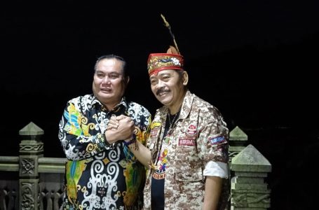 Ketua Umum Gerdayak Indonesia Yansen Binti Disambut Bupati Kutai Barat