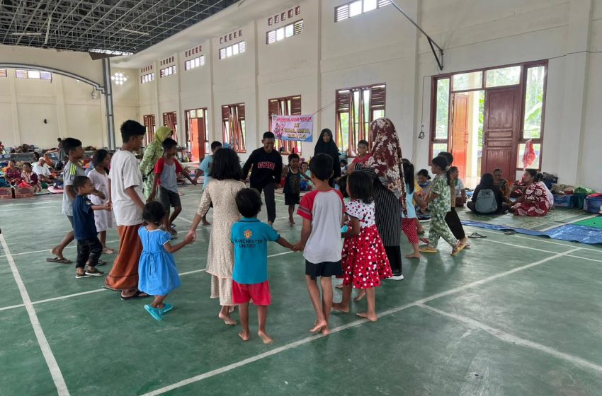  Dinas P3APPKB Kirim Tim DPA Lakukan Dukungan Psikologis, Bagi Anak-anak Terdampak Banjir
