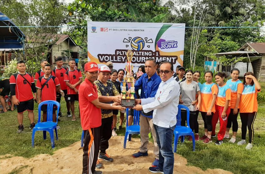  SKS Listrik Kalimantan bersama Karang Taruna Besei Hayak Gelar PLTU Kalteng – 1 Volley Tournament Pertama