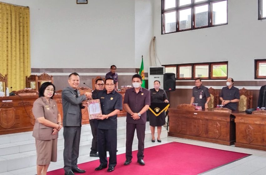  Pemkab Gumas Ajukan Lima Buah Raperda