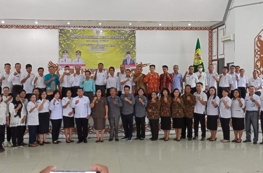  Wabup Gumas Buka Kegiatan Rakor Kepsek