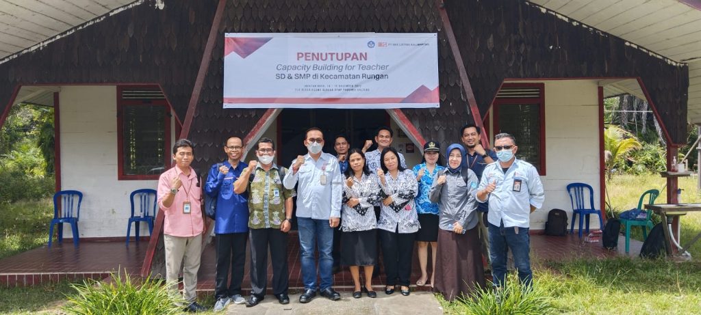 Suasana kegiatan Program Capacity Building For Teacher di kecamatan Rungan