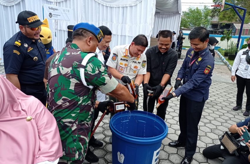  Bea Cukai Palangka Raya Musnahkan Barang Hasil Sitaan
