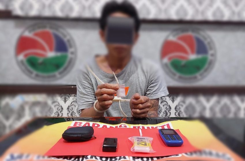 Polisi di Gumas Tangkap Pria Diduga Pengedar Sab