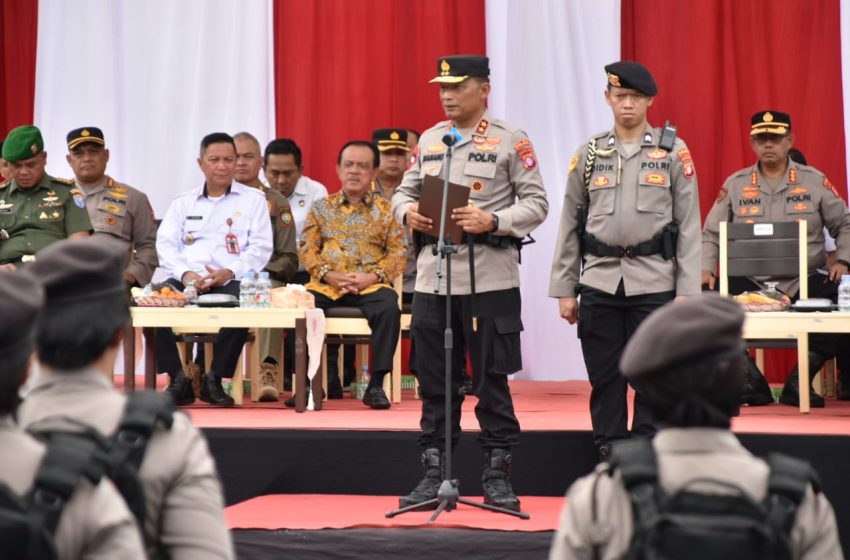  Antispasi Gangguan Kamtibmas, Perlu Sinergisitas Antara Pemerintah Daerah dan Aparat Penegak Hukum. Polda Kalteng Gelar Simulasi