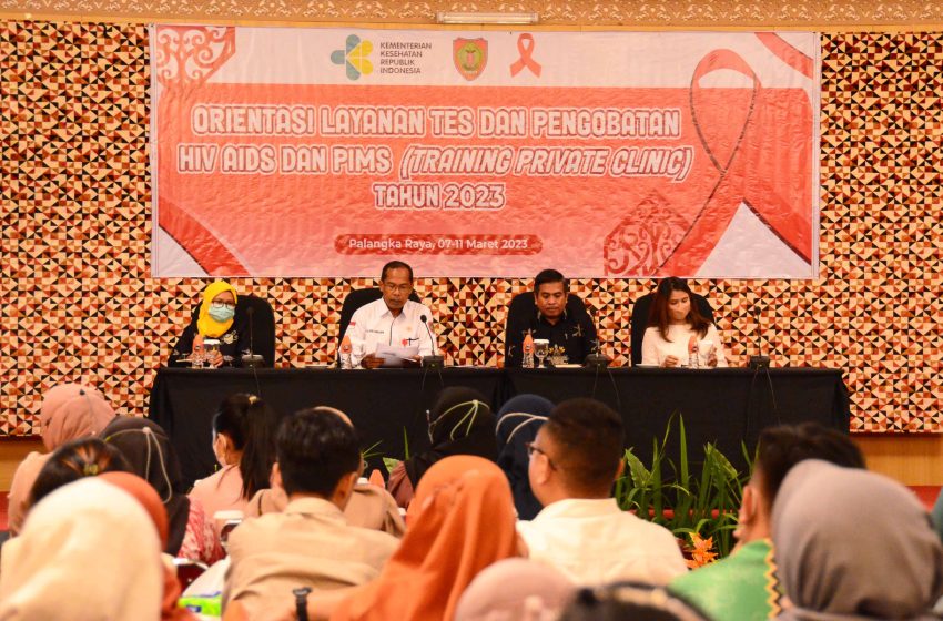 Orientasi Layanan Tes dan Pengobatan HIV AIDS dan PIMS. (foto/mmckalteng)