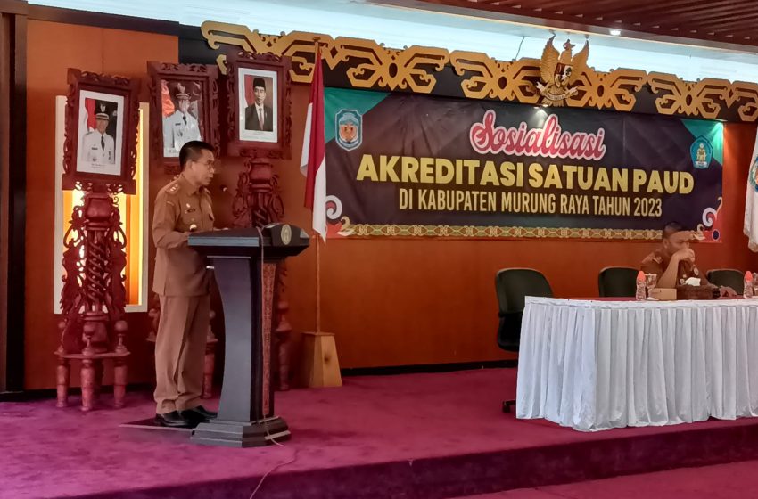  46 Lembaga Sekolah PAUD Mengikuti Sosialisasi Akreditasi
